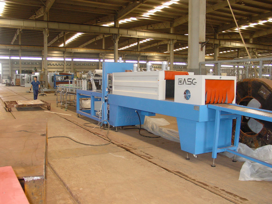 High Efficiency Pe Film Shrink Packing Machine With Touch Screen Panel