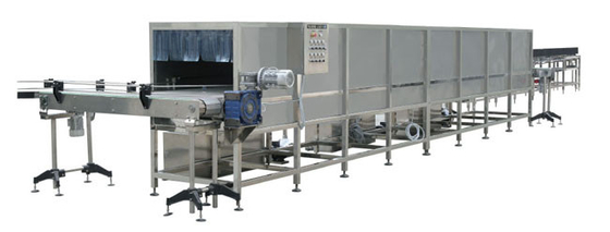 Tunnel de refroidissement de bouteille de jet de série de wp pour la machine de boissons de remplissage à chaud
